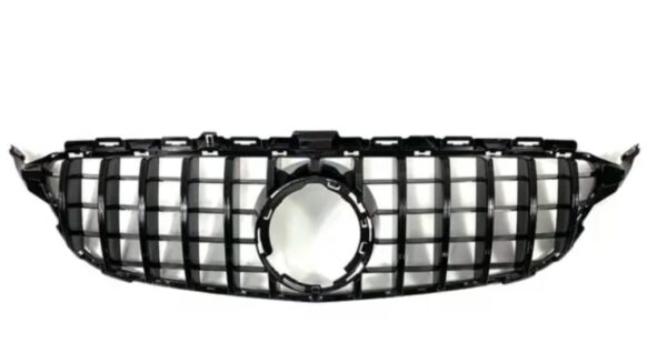 Mercedes W205 AMG GT Style Gloss Black and Silver Grille available in Nairobi Kenya Mercedes W205 AMG GT Style Gloss Black and Silver Grille available in Nairobi Kenya