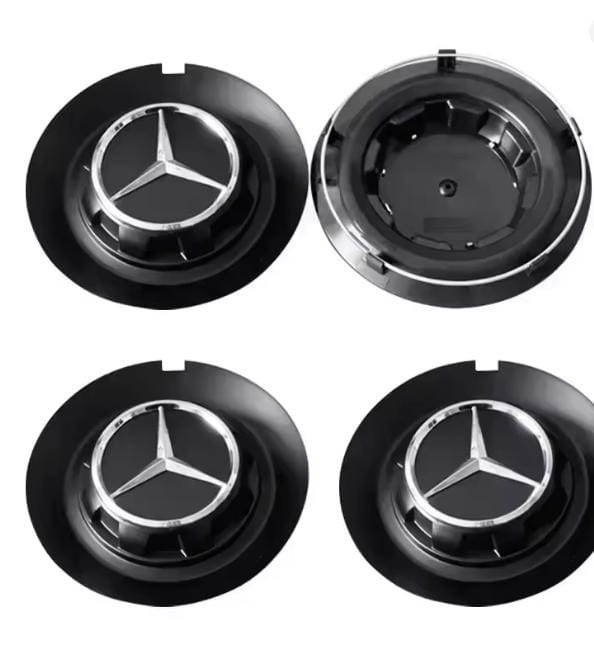 WhatsApp Image 2026-05-12 at 11.17.30 PM Mercedes-Benz AMG G-Class Wheel Center Cap Hub Covers Matte Black 147mm