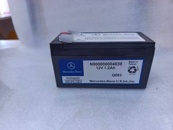 WhatsApp Image 2026-07-26 at 2.21.51 PM Genuine Mercedes-Benz Auxiliary Battery 12V 1.2Ah for B-Class C-Class E-Class S-Class GLC & GLE